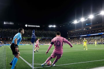 Lionel Messi's last appearance for Inter Miami came in the CONCACAF Champions Cup away to Nashville on 7 March. 